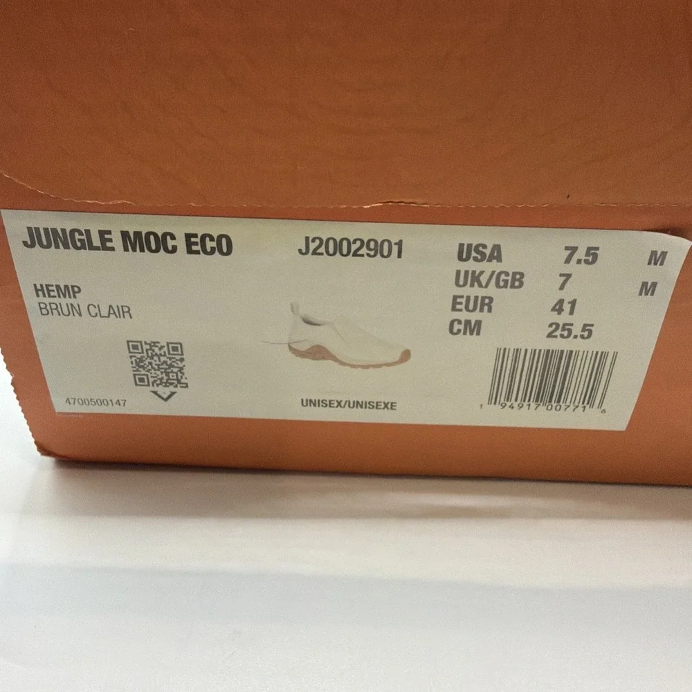 Merrell Z10317 Men's Hemp Canvas Jungle Moc Eco‎ Slip-On Shoe Size US 7.5M